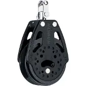 Harken Carbo Ratchet Block Pulley 57 Mm Zwart