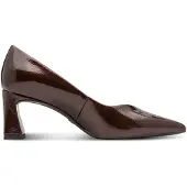 Tamaris Core Dames Pumps - BROWN PATENT