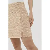 Hiccups for Kids Hoge Taille Mini Tweekleurige Rok met Split