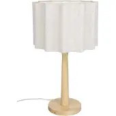 Dutchbone Scallop houten tafellamp 51 cm - naturel
