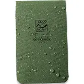 Rite in the rain Soft Cover Top Bound Notebook 978, 3 1/4" x 5 1/4", Green, notitieboekje