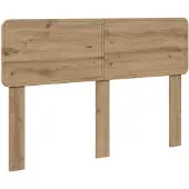 vidaXL Hoofdbord Artisan Eiken Bewerkt hout