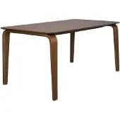 Housecraft living Walden Eettafel 160x90 cm Hout Walnootkleur bruin
