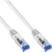 InLine Patchkabel, S/FTP (PiMf), Cat.6A, halogeenvrij, wit, 15m