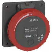 Legrand inbouw contactdoos 400V 32A 5 Pin Hypra IP67 - 053051