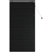 vidaXL Venetiaanse jaloezie Zwart 70 x 160 cm 35 mm