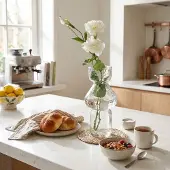 HD Collection Vaas helder glas – Perfect voor bloemen & takken – Rond & modern