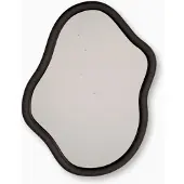 House Vitamin Mirror organic mdf black 30x40cm
