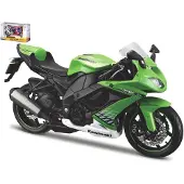 Maisto Kawasaki Ninja Zx-10R - Modelauto - Schaal 1:12 - Groen/Wit/Zwart