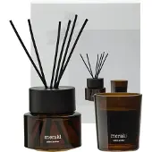 Meraki geschenkset geurstokjes en geurkaars Silent Amber