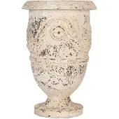 Clayre & Eef Keramiek Bloempot voor Binnen – Rustieke Pot – Ø 24 cm – Keramiek