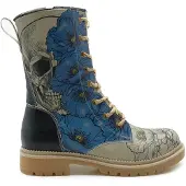 Goby Boots blauw / pastelgroen