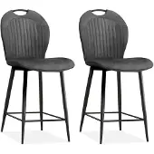 MX Sofa - Barstoel Capri - Antraciet (set van 2 stoelen)