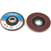 Tooltech Lamellenschijf 115 mm K60 – Aluminium Oxide Schuurschijf voor Haakse Slijper –