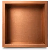 EAVY - Inbouwnis Badkamer Koper - 30×30×10 cm - RVS