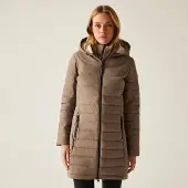 Montar FW'24 Quin Lange Hybride Jas - Bruin, S