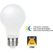 Lyora Led lamp 8W E27 806lm 2700K met schemersensor