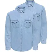 Only & Sons Heren Jeans overhemd 2 pack Bane