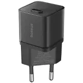 Baseus GaN5S USB-C Snellader | 20W Power Delivery Adapter | Telefoon Oplader | Fast en Quick Charge | Geschikt voor o.a iPhone 14 / 15 | Zwart