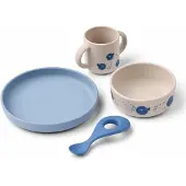 Liewood - Vivi Printed Tableware Set - Pufferfish / Sandy - One size