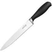 Vogue Zwart soft grip vleesmes | 20 cm