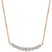 Hey Happiness Ketting 'Herz Tennis' rose-goud