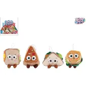 VAN MANEN pluche speelgoed Fluffy Menu food 13cm knuffel multi.