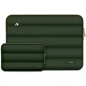 TechProtection Puffy MacBook 15 / 16 Inch Sleeve Groen