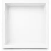 EAVY - Inbouwnis Badkamer Wit - 30×30×10 cm - RVS