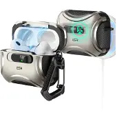ESR Cyber FlickLock HaloLock Beschermhoes voor oplaadcase Geschikt voor (koptelefoon): In Ear koptelefoon Titaan