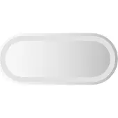 vidaXL Badkamerspiegel LED ovaal 60x25 cm