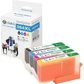 G&G Inktcartridge Compatibel Zwart, Cyaan, Magenta, Geel NP2-H-0684EXLBK/364XLCMY GP-H364XLBKCMY-4P