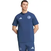 Adidas Ajax Tiro Travel T-Shirt 2026-2027 Donkerblauw Lichtblauw