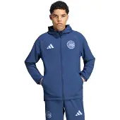 Adidas Ajax Tiro Travel Trainingsjack 2026-2027 Donkerblauw Lichtblauw