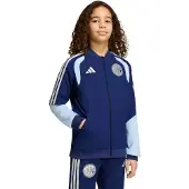 Adidas Ajax Presentatie Trainingsjack 2026-2027 Kids Donkerblauw Lichtblauw