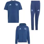Adidas Ajax Tiro Travel Full Set 2026-2027 Donkerblauw Lichtblauw