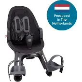 Qibbel Air Fietsstoeltje Voor - Midnight Black - Stuurpenbevestiging - Voorzitje - Fietszitje - Stuur