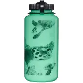 Nalgene - Wide-Mouth 1000ml GLOW / Black Turtle Sustain NIEUW