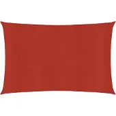 vidaXL Zonnezeil 160 g/m² 5x7 m HDPE rood