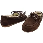 Pavement Pavilde 24411 Brown Suede | Warme Loafer met Wollen Voering