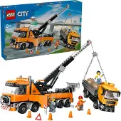 LEGO Zware sleepwagen met kraan
