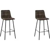 Label51 Barkruk Bistro - Moss - Micro Suede - Hoog