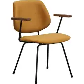 Label51 - Eetkamerstoel Gastron - Oker - 58x62x82cm - Set van 2