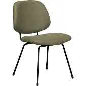 Label51 - Eetkamerstoel Bello - Moss - 58x48x82cm - Set van 2