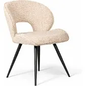 Label51 - Eetkamerstoel Sakura - Beige - 62x57x84cm - Set van 2