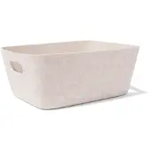 HEMA Mand 33x14cm vilt beige