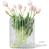 HEMA Vaas ⌀20x28cm Glas Ovaal Transparant (transparant)