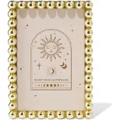 HEMA Sassy Me Fotokader 10x15cm Bolletjes Goud (goud)