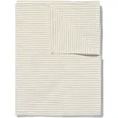 HEMA Tafelkleed katoen 140x240 beige streep (zand)