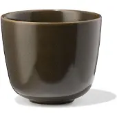 HEMA Cappuccinomok 325ml Puur Aardewerk Donkerbruin (donkerbruin)